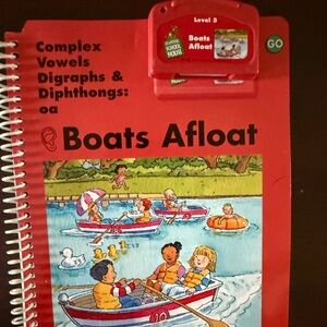 Used, Leap Frog Level 5 Boats Afloat Book & Game. Not Tested